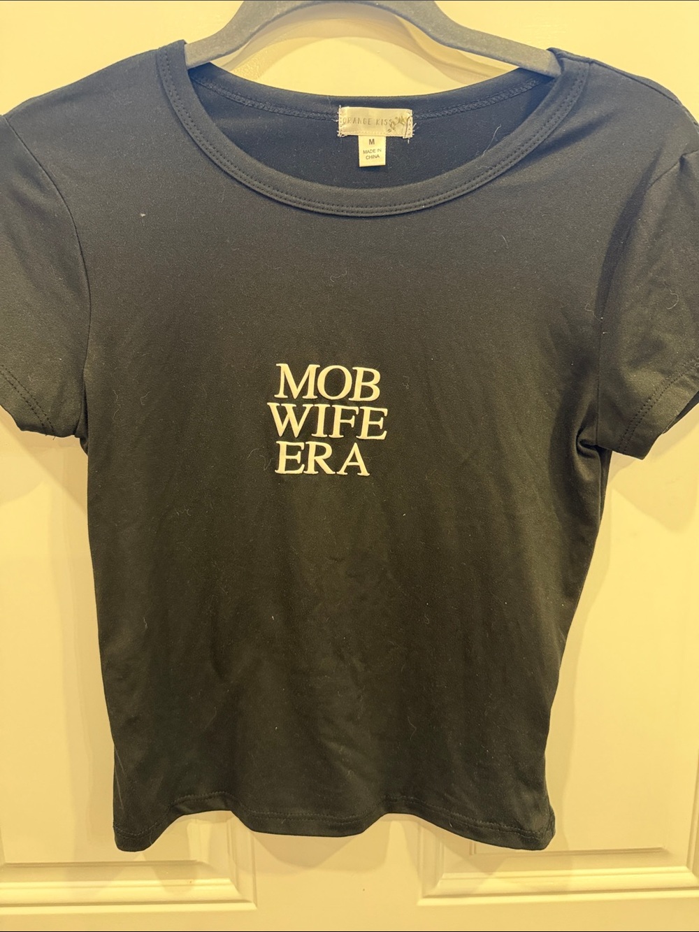 Mob Wife Era Short Sleeve Tee - Black